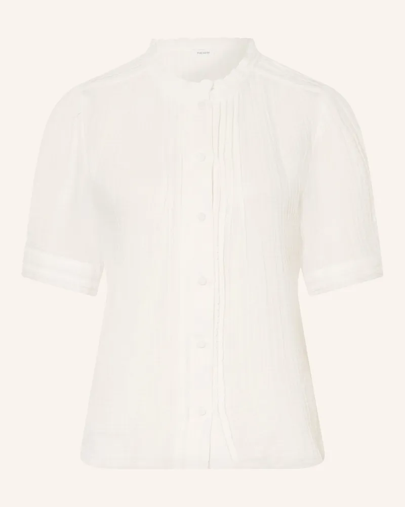 Reiss Bluse Aurelia Mit Rüschen Und Spitze weiss Weiss