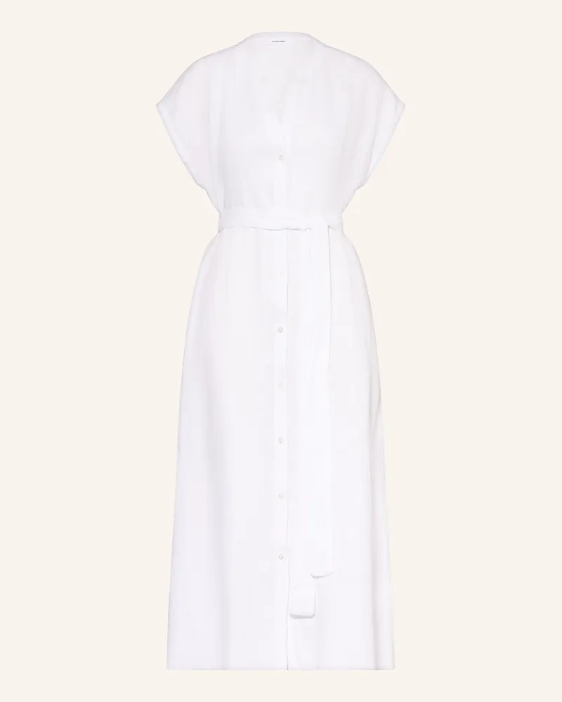 Darling Harbour Leinenkleid weiss White
