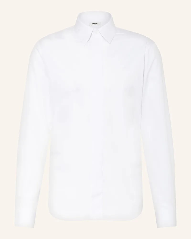 Sandro Hemd Slim Fit weiss Weiss