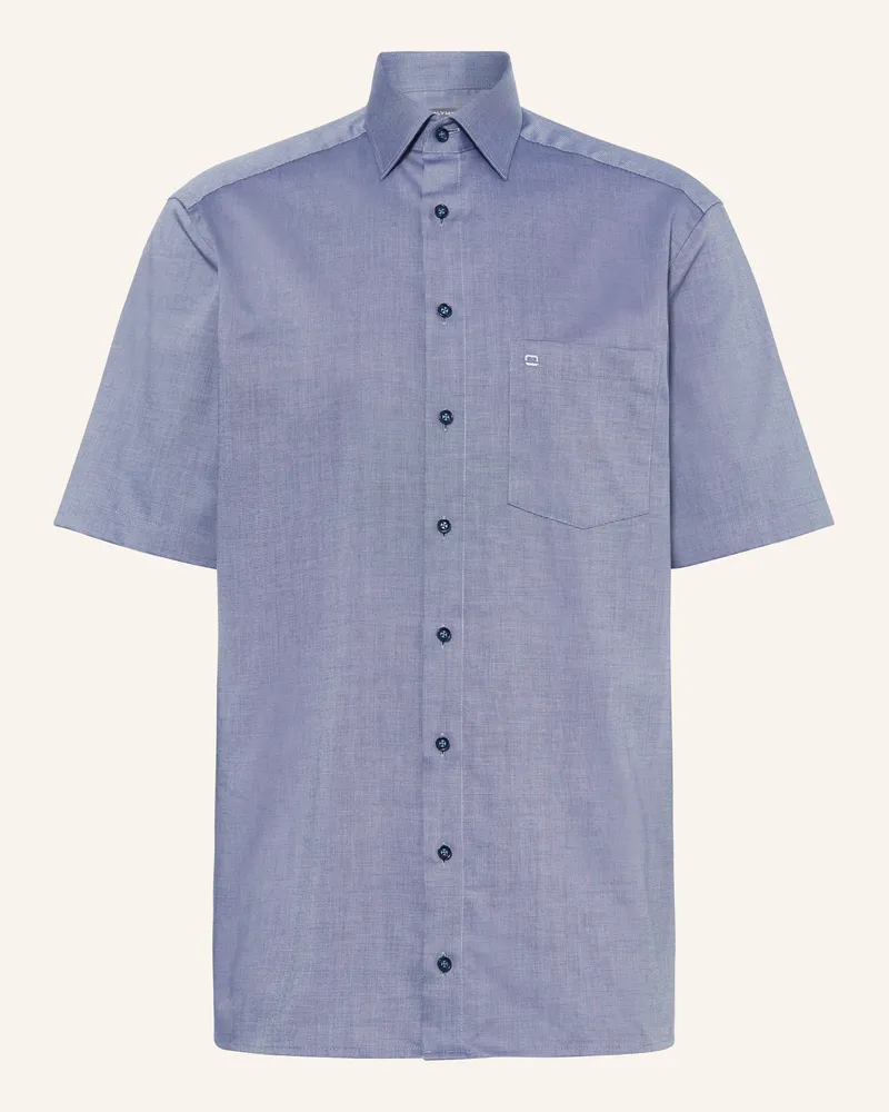 Olymp Kurzarm-Hemd Luxor Comfort Fit blau Blau
