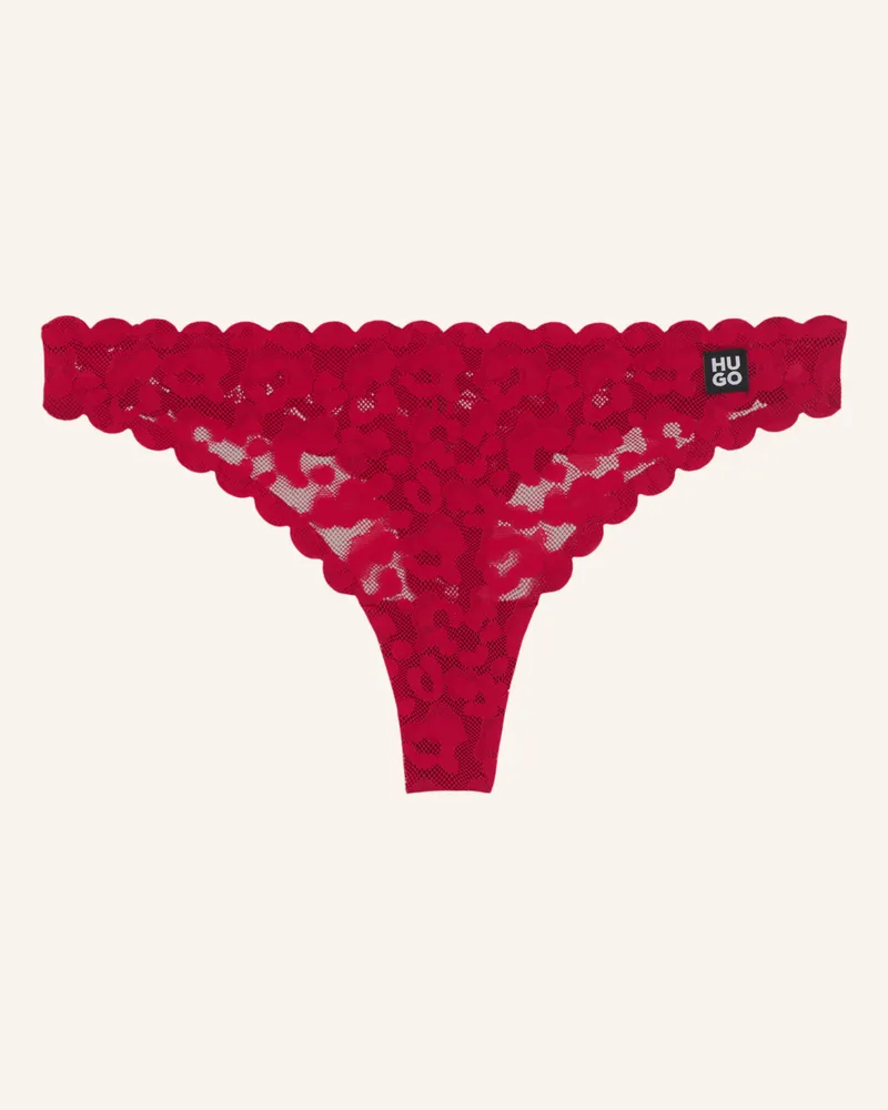 HUGO BOSS Slip THONG LEO LACE Rot