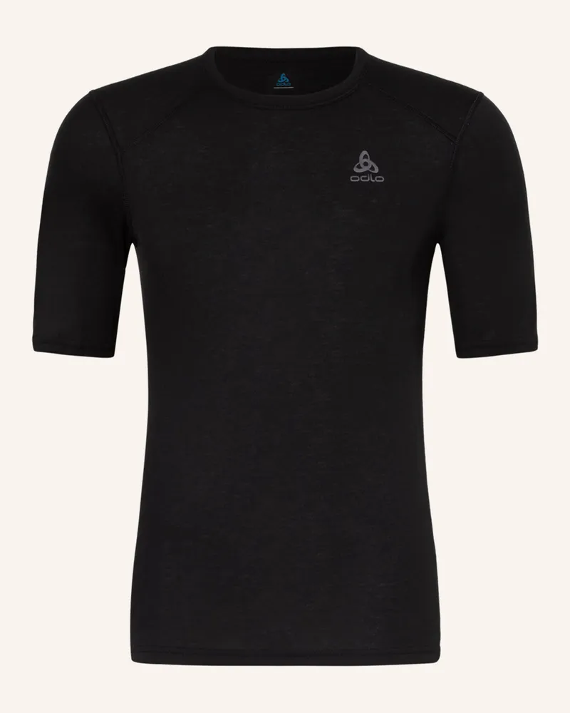 Odlo Funktionswäsche-Shirt schwarz Schwarz