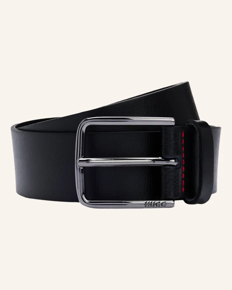 HUGO BOSS Business Gürtel Gerik_Sz35 schwarz Schwarz