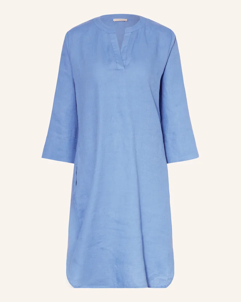 lilienfels Leinentunika mit 3/4-Arm Blau