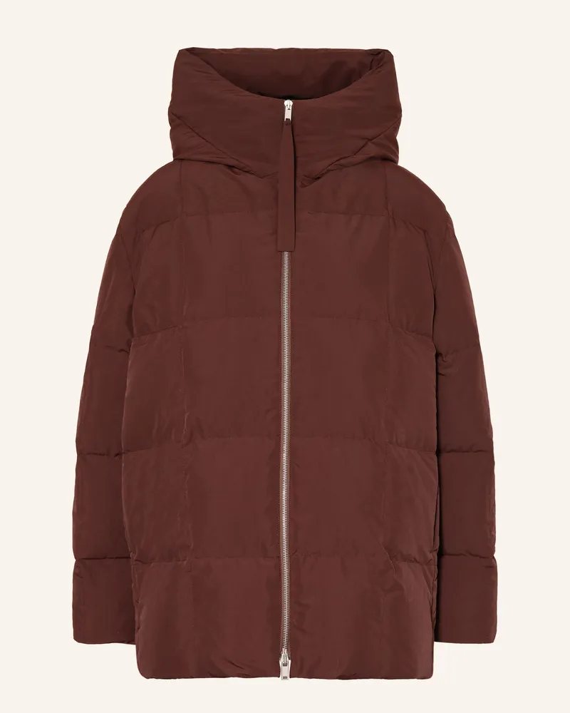 Jil Sander Daunenjacke lila Dunkelrot