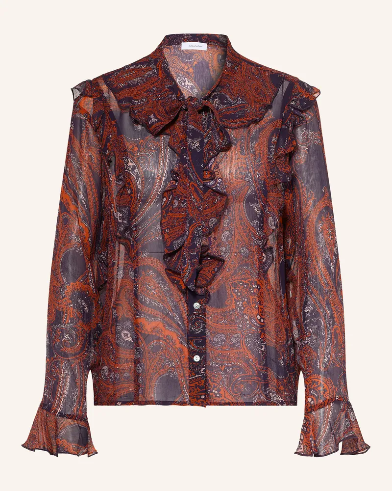 Darling Harbour Schluppenbluse Mit Volants orange Orange