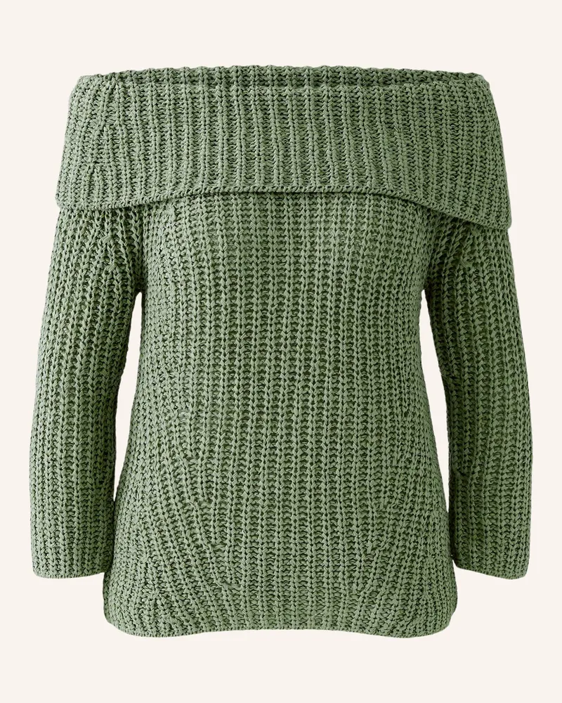 Oui  Pullover gruen Grün