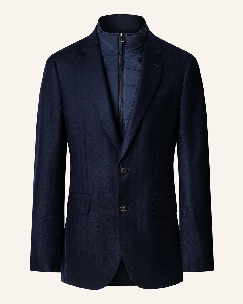 Hackett Blazer FLAN HBONE BIB Blau