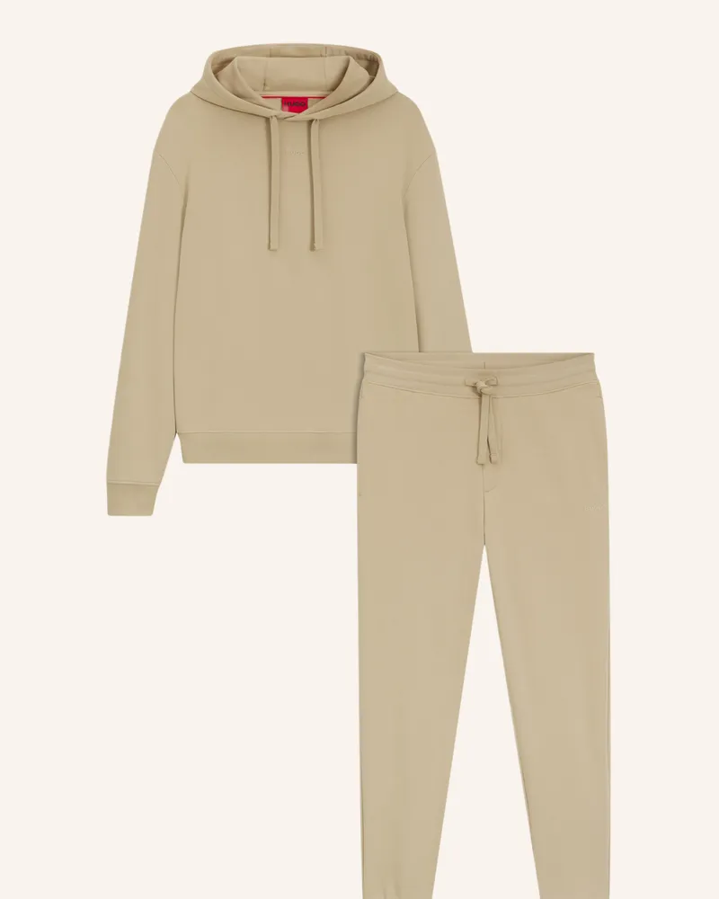HUGO BOSS Sweatshirt TRACKSUIT_DAPODAYOTE Relaxed Fit Beige