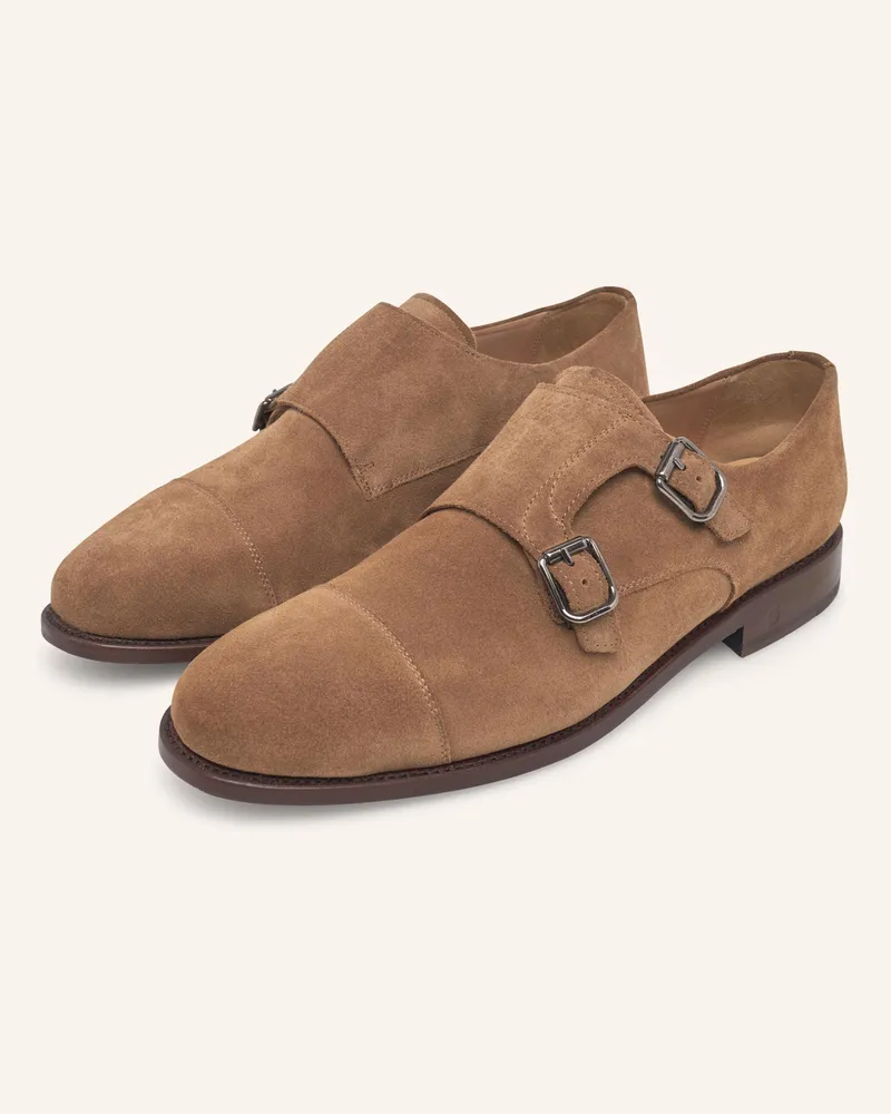 Henry Stevens Schnallenschuh WINSTON CDM Beige
