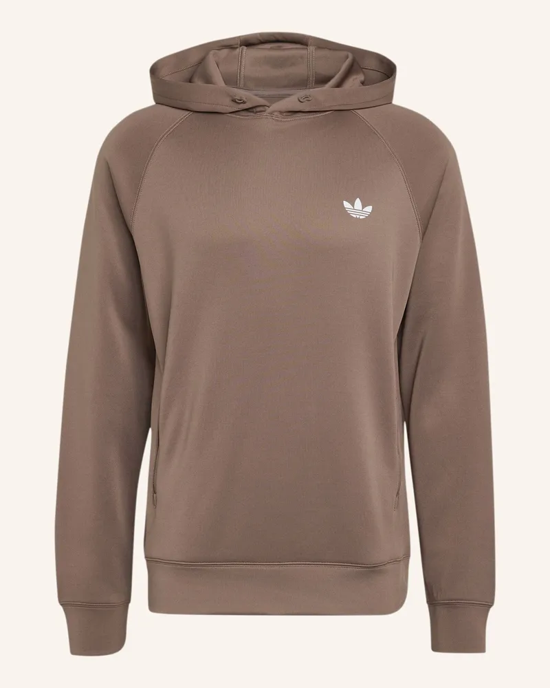 adidas Trefoil Essentials Spacer Hoodie braun Braun