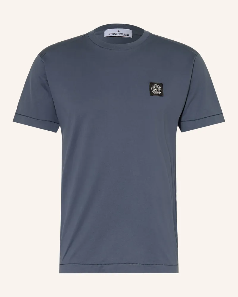 Stone Island T-Shirt blau Blaugrau