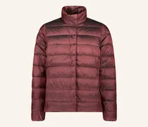 Lightweight-Daunenjacke rot