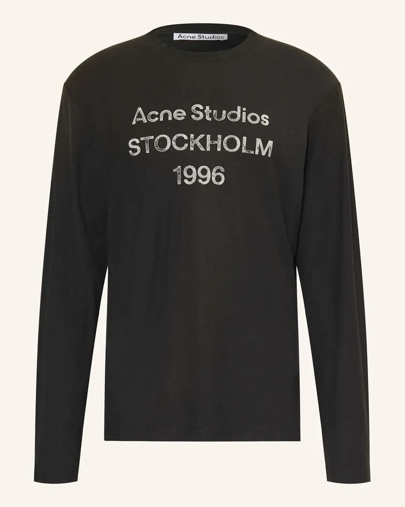 Acne Studios Longsleeve schwarz Dunkelgrün