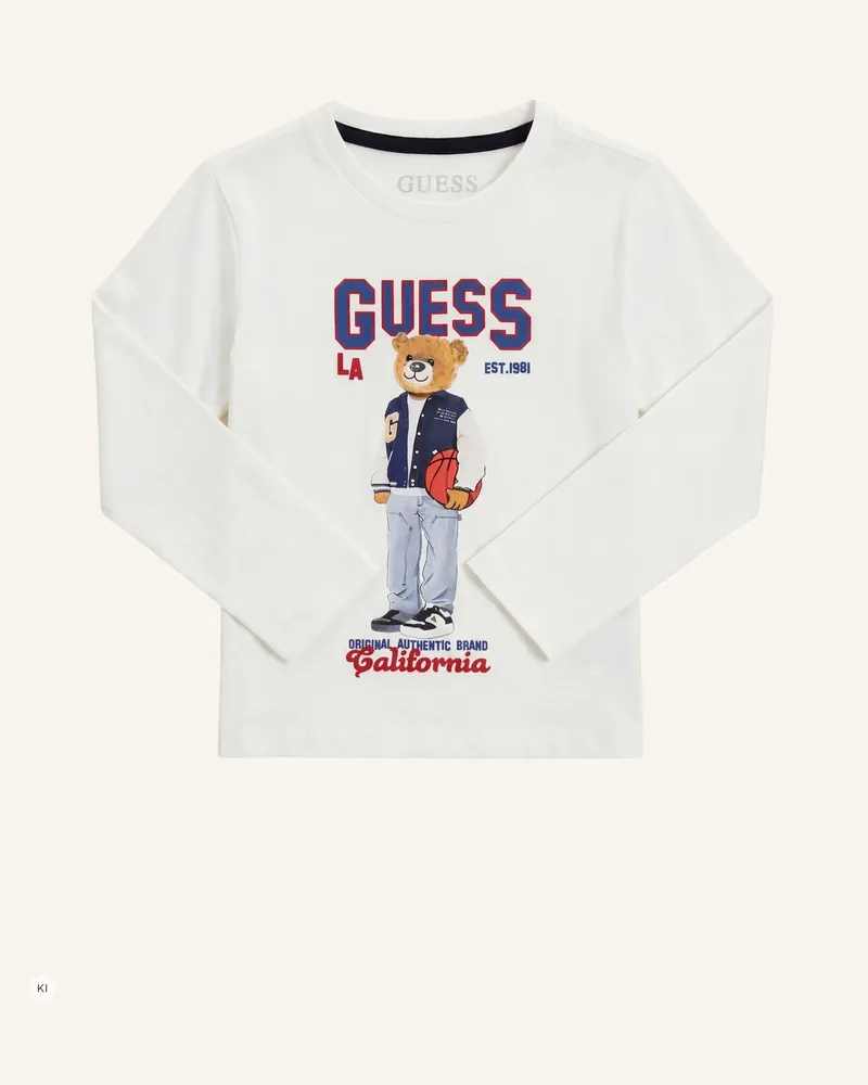 Guess T-Shirt weiss Weiss