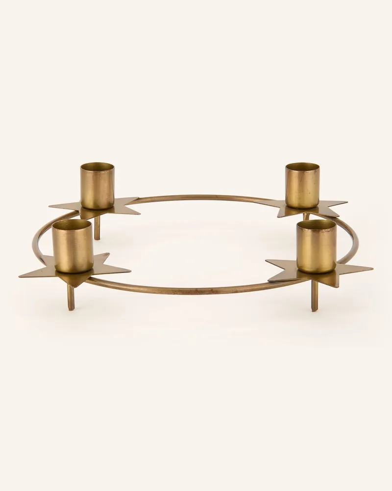 House Doctor Kerzenhalter Hdstage gold Gold