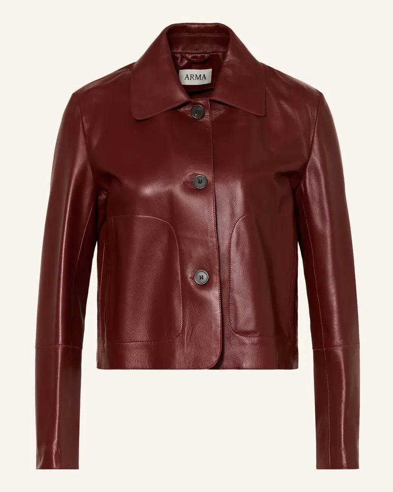 Arma Lederjacke Emy rot Dunkelrot