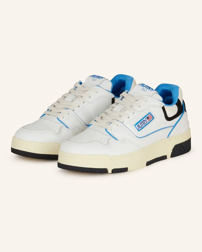 AUTRY Sneaker CLC LOW - WEISS/ BLAU/ SCHWARZ Weiss