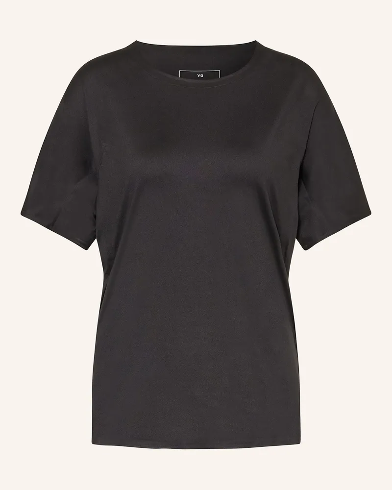 Y-3 Laufshirt schwarz Schwarz