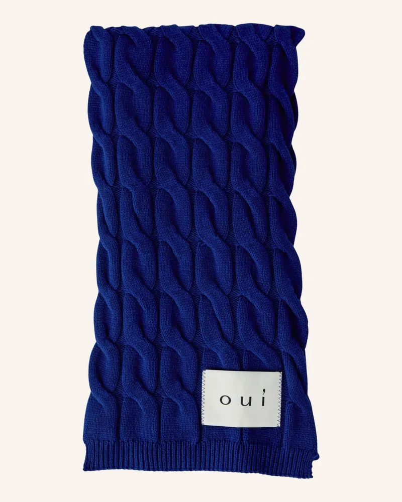Oui  Oui Schal blau Blau
