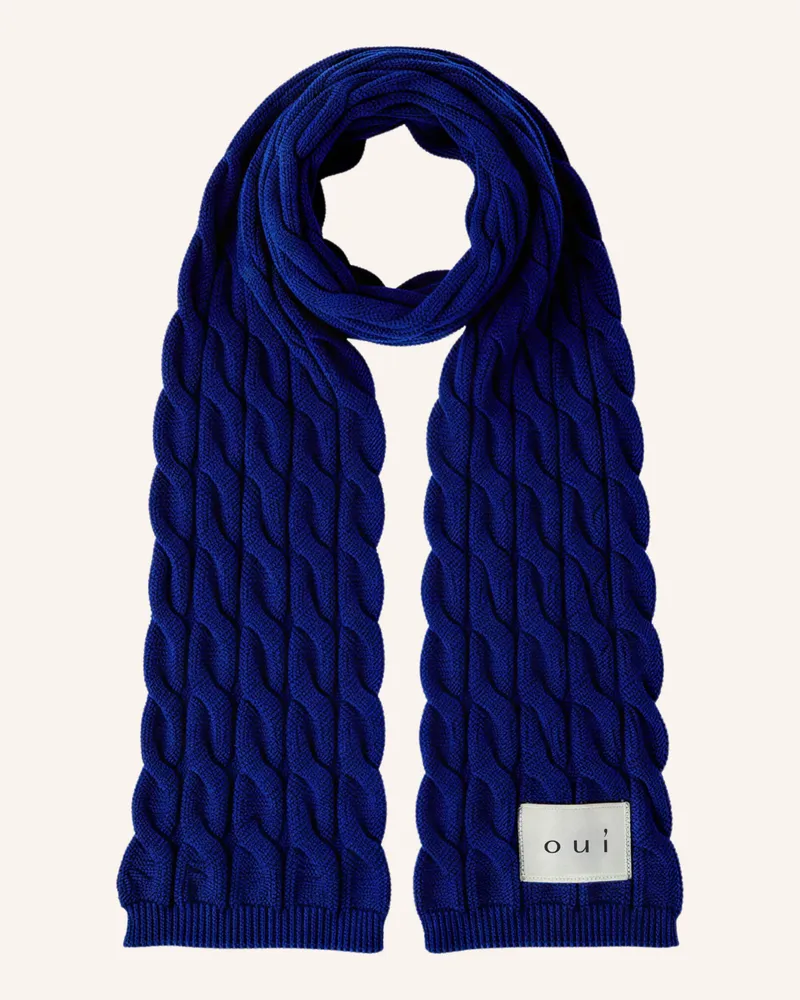 Oui  Oui Schal blau Blau