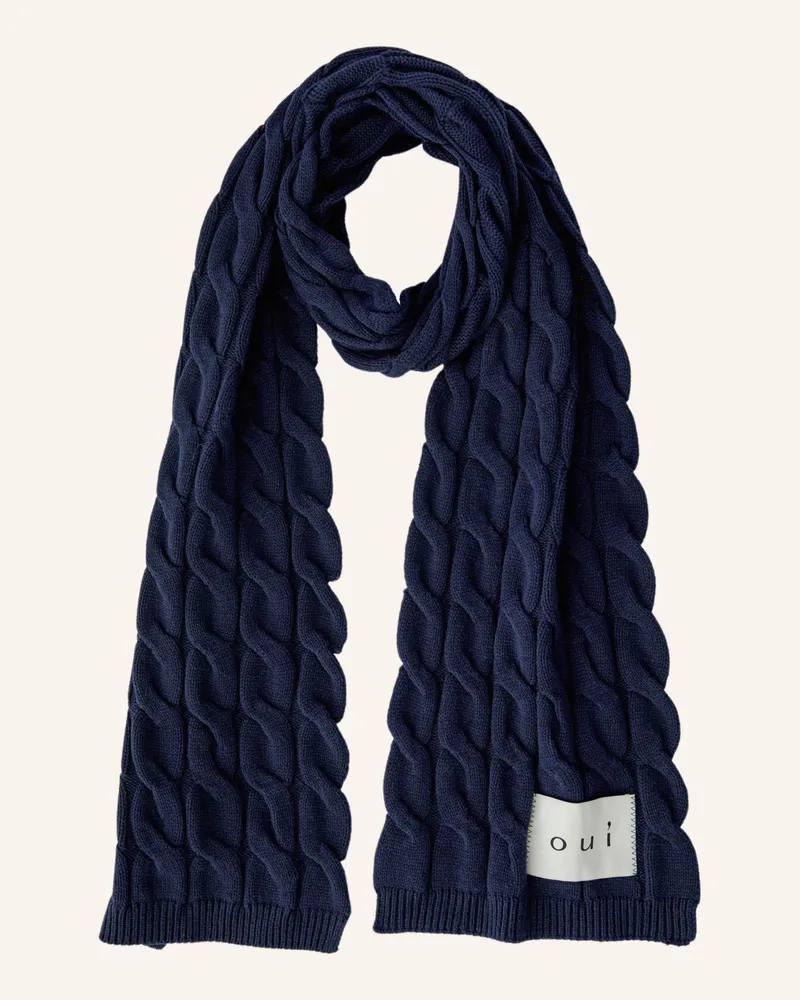 Oui  Oui Schal blau Blau
