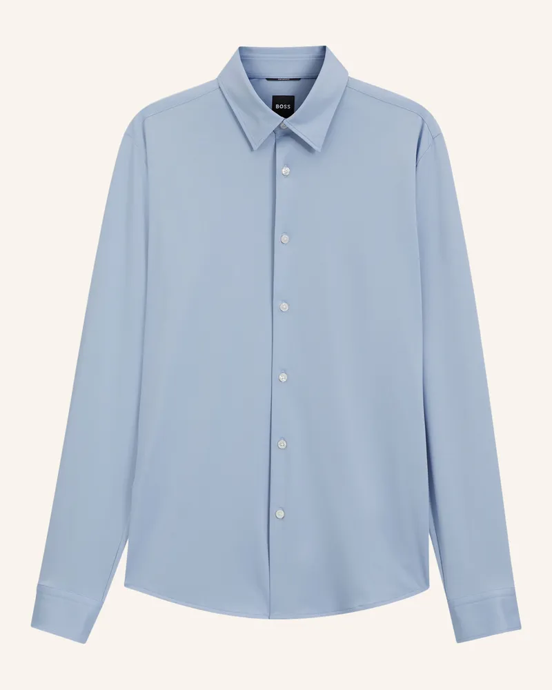 HUGO BOSS Hemd P-Roan-K-F-263 Slim Fit blau Hellblau