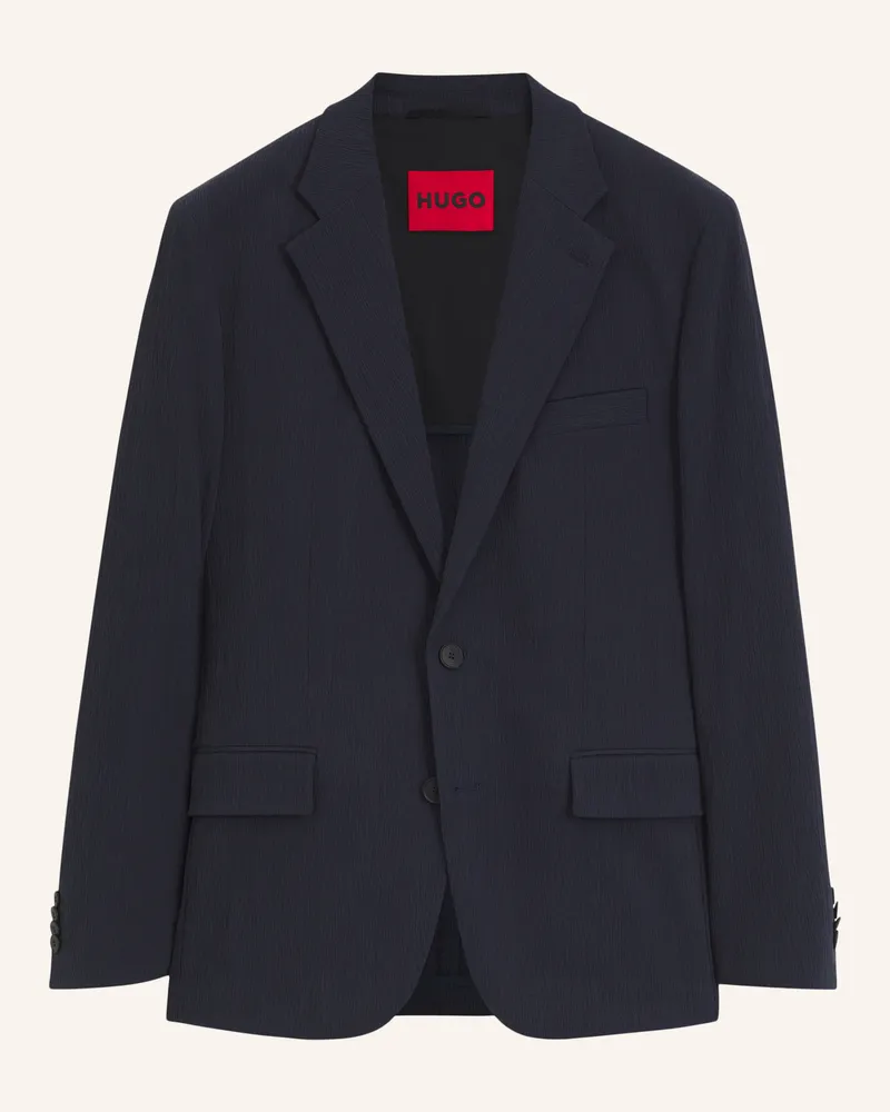 HUGO BOSS Blazer hanfred263x-H Slim Fit blau Dunkelblau