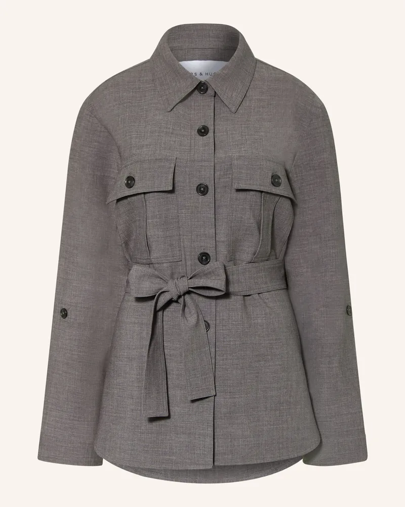 Mrs & HUGS Overjacket grau Grau