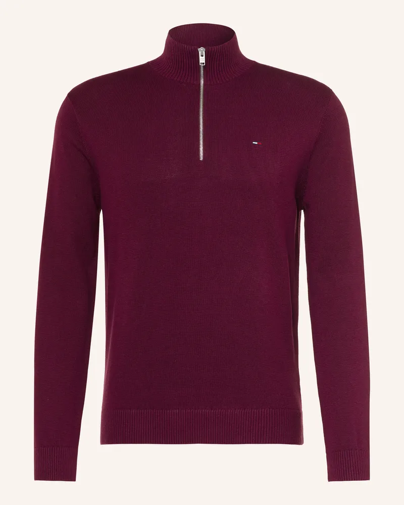 Tommy Hilfiger Troyer rot Dunkelrot