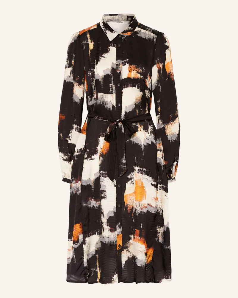 SUMMUM Hemdblusenkleid Schwarz