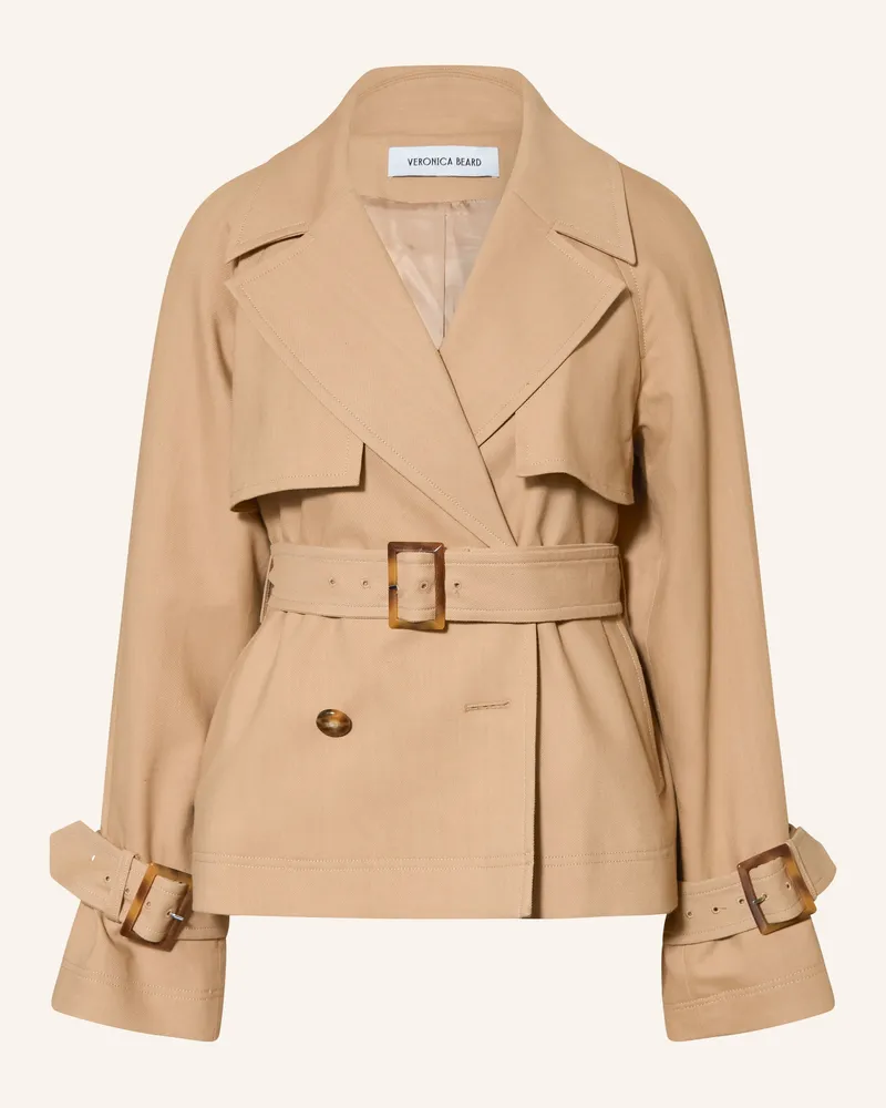 Veronica Beard Trench-Jacke Lazaro Dickey beige Camel