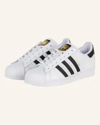 adidas Sneaker SUPERSTAR - WEISS/ SCHWARZ Weiss