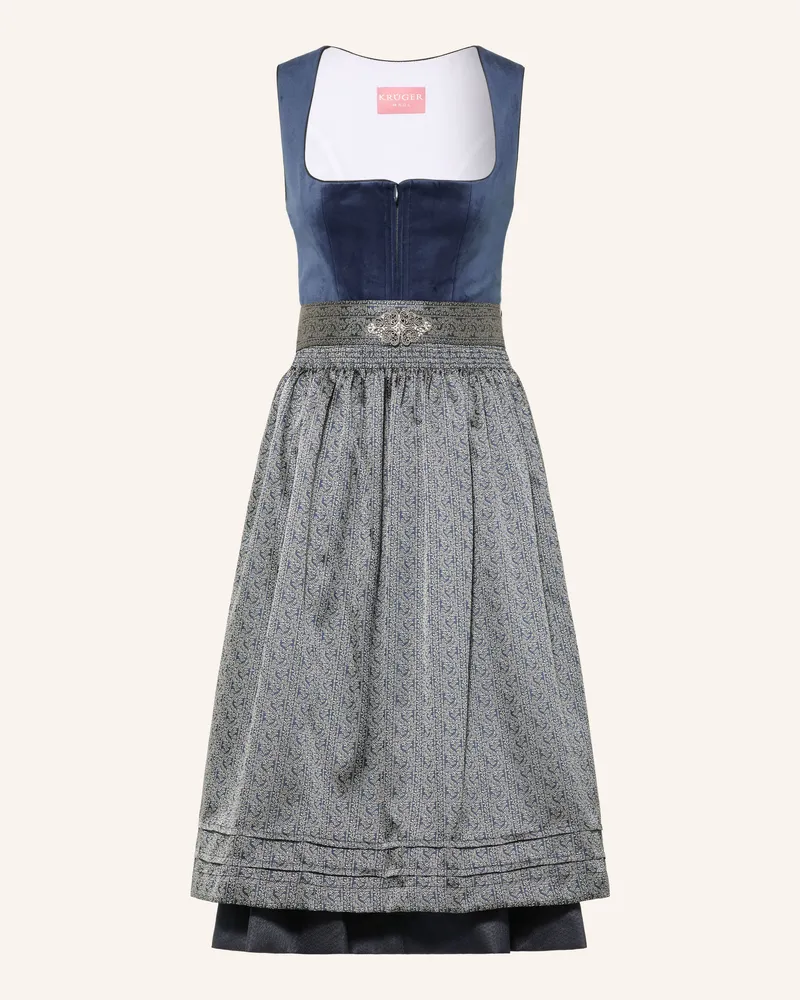 Krüger Dirndl Aurela blau Dunkelblau
