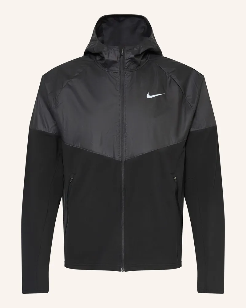 Nike Hybrid-Laufjacke MILER Schwarz