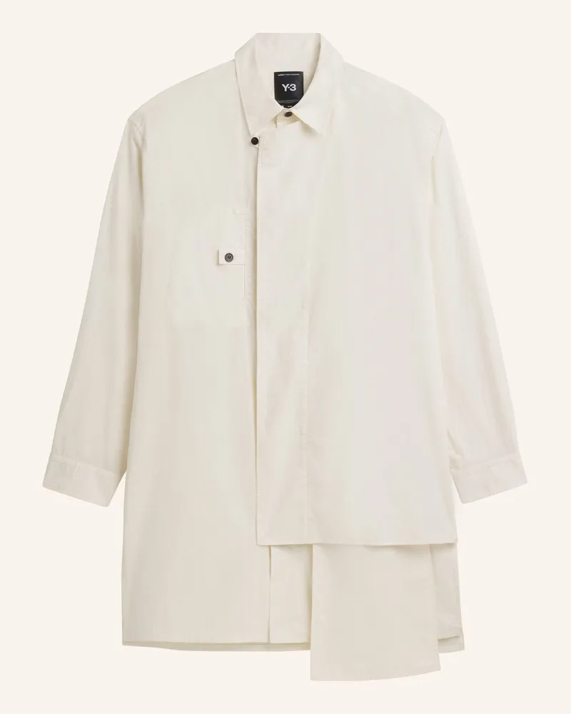 Y-3 Y-3 Adaptive Baumwollhemd weiss Weiss