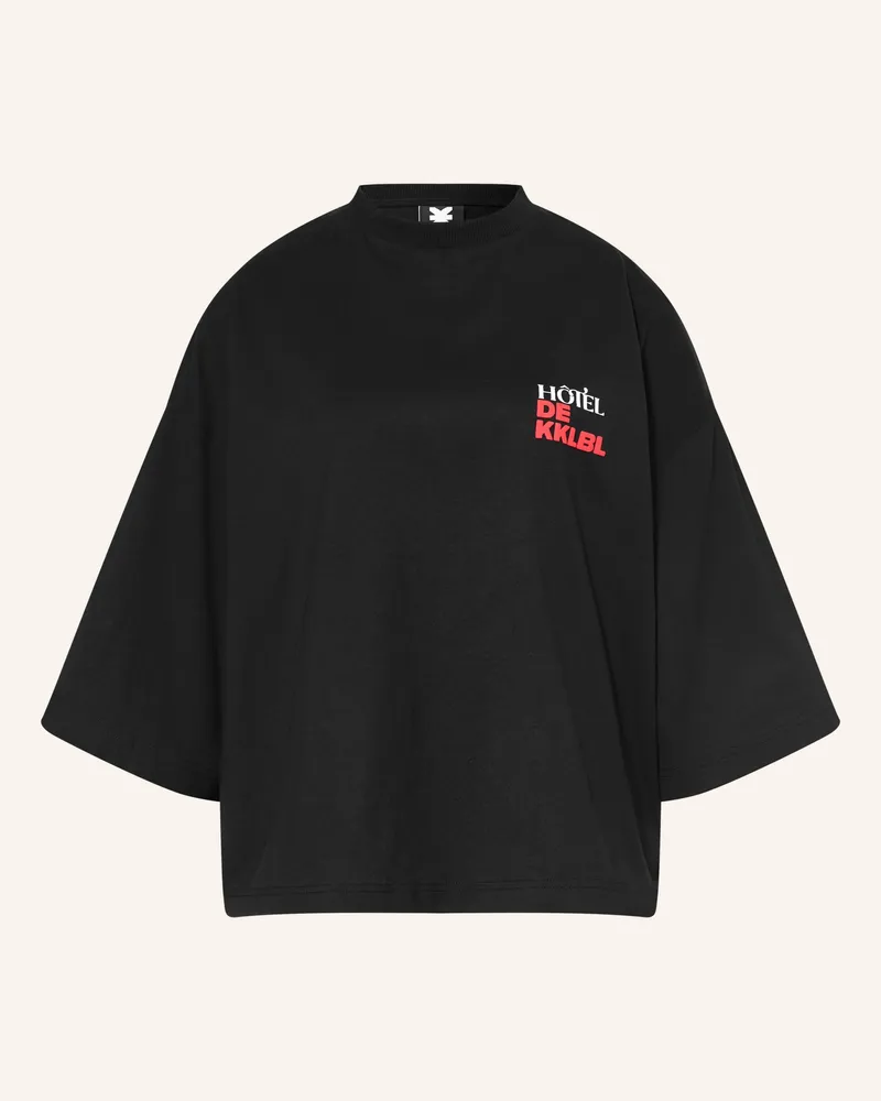 Karo Kauer T-Shirt schwarz Schwarz