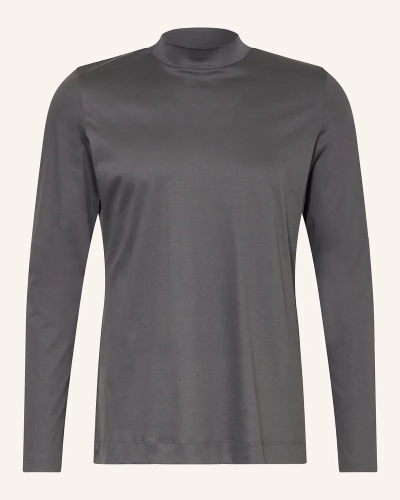van Laack Longsleeve PAMOS Dunkelgrau