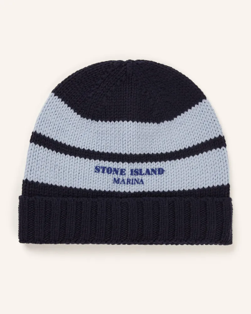 Stone Island Mütze Marina blau Dunkelblau