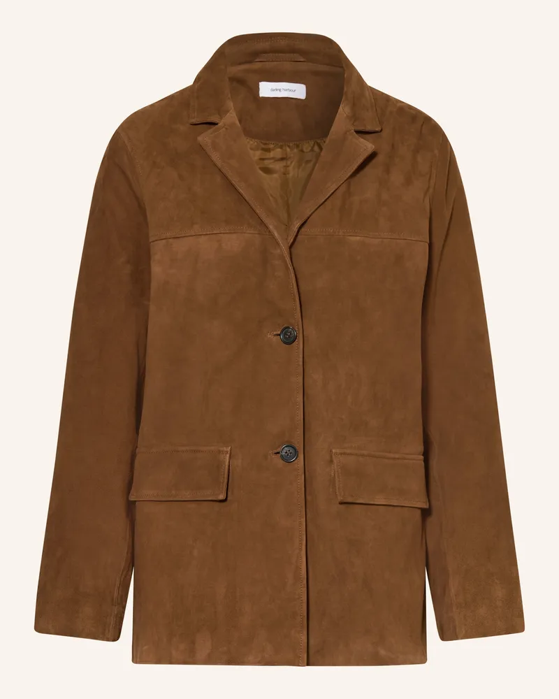 Darling Harbour Lederblazer braun Tobacco