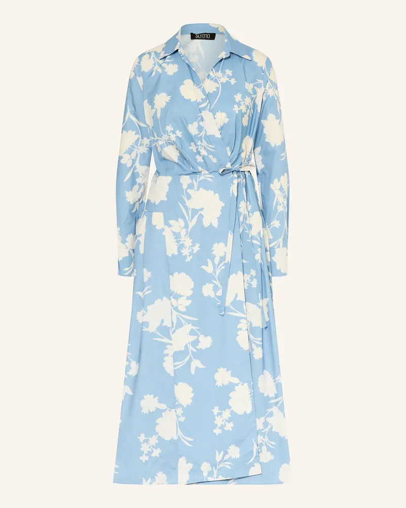 SLY 010 Wickelkleid MARLINA Hellblau