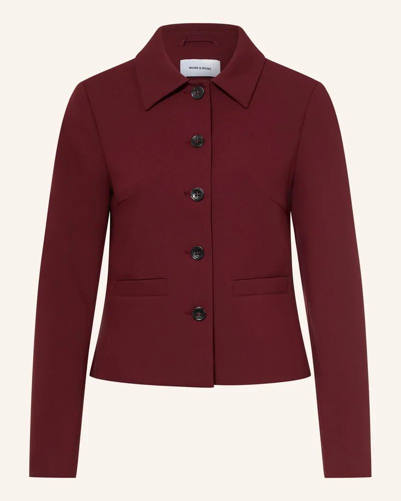 More & More Kastenjacke rot Dunkelrot