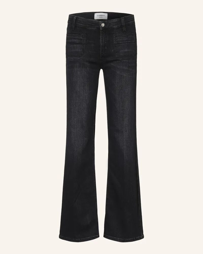 Cambio Flared Jeans Tess schwarz 5112