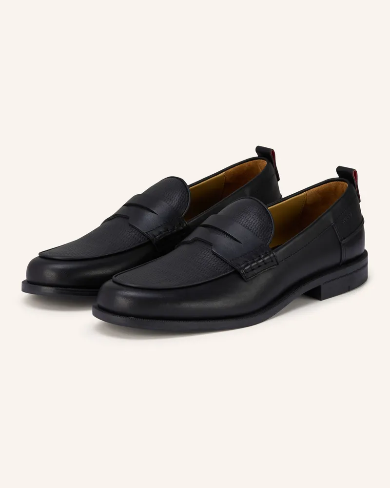HUGO BOSS Penny-Loafer Varian schwarz Schwarz