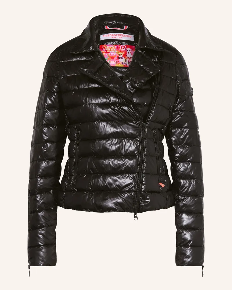Frieda & Freddies Steppjacke Black Rider schwarz Schwarz