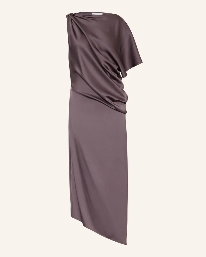 Reiss Satinkleid Kenzie braun Dunkelbraun