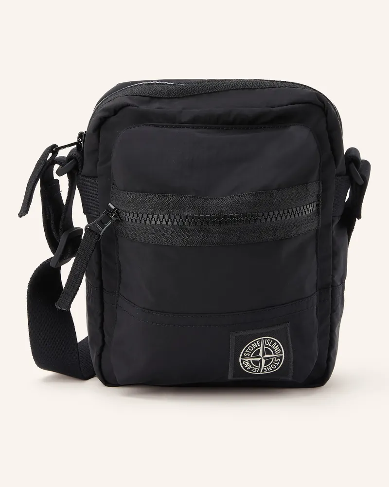 Stone Island Umhängetasche schwarz Schwarz