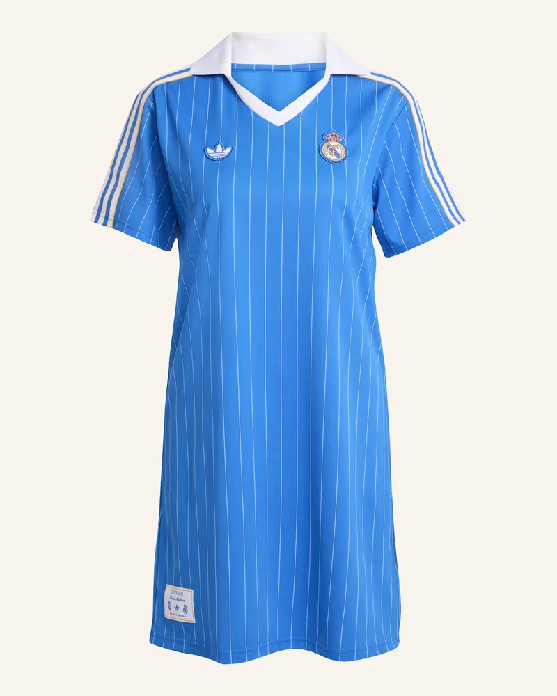 adidas REAL MADRID TERRACE ICONS KLEID Blau