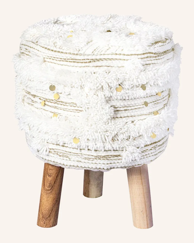 Kayoom Hocker BOHIST Boho Creme