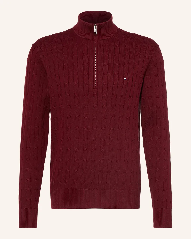 Tommy Hilfiger Troyer rot Dunkelrot